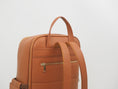 Load image into Gallery viewer, Audace Brown 3-in-1 Recycled Vegan Leather Backpack