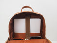 Load image into Gallery viewer, Audace Brown 3-in-1 Recycled Vegan Leather Backpack