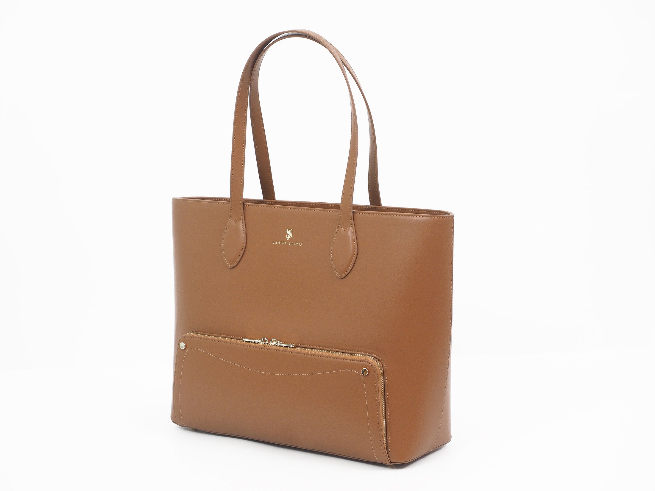 Joyce sac fourre-tout cuir vegan 2 en 1 Marron