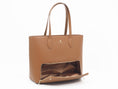 Load image into Gallery viewer, Joyce 2 in 1 vegan leather tote bag Brown
