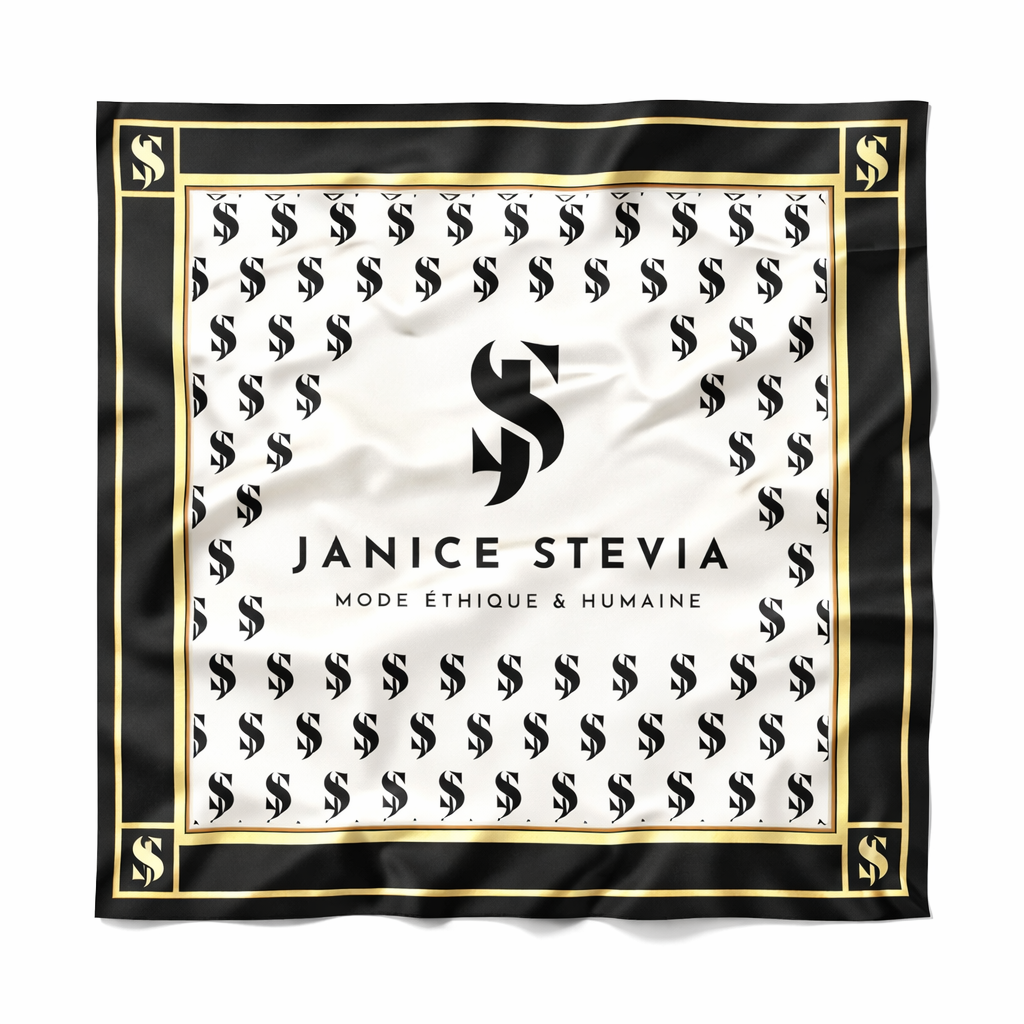 Foulard JS – Soie Satinée | Édition Signature-LIMITÉE (EN PRÉVENTE ARRIVE BIENTÔT!!!)