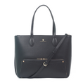 Charger l'image dans la visionneuse de la galerie, Joyce sac fourre-tout cuir vegan 2 en 1 Noir
