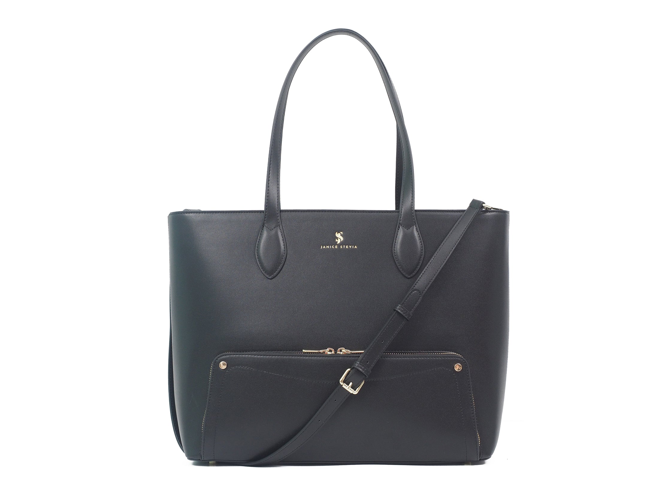 Joyce sac fourre-tout cuir vegan 2 en 1 Noir