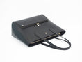 Charger l'image dans la visionneuse de la galerie, Joyce sac fourre-tout cuir vegan 2 en 1 Noir
